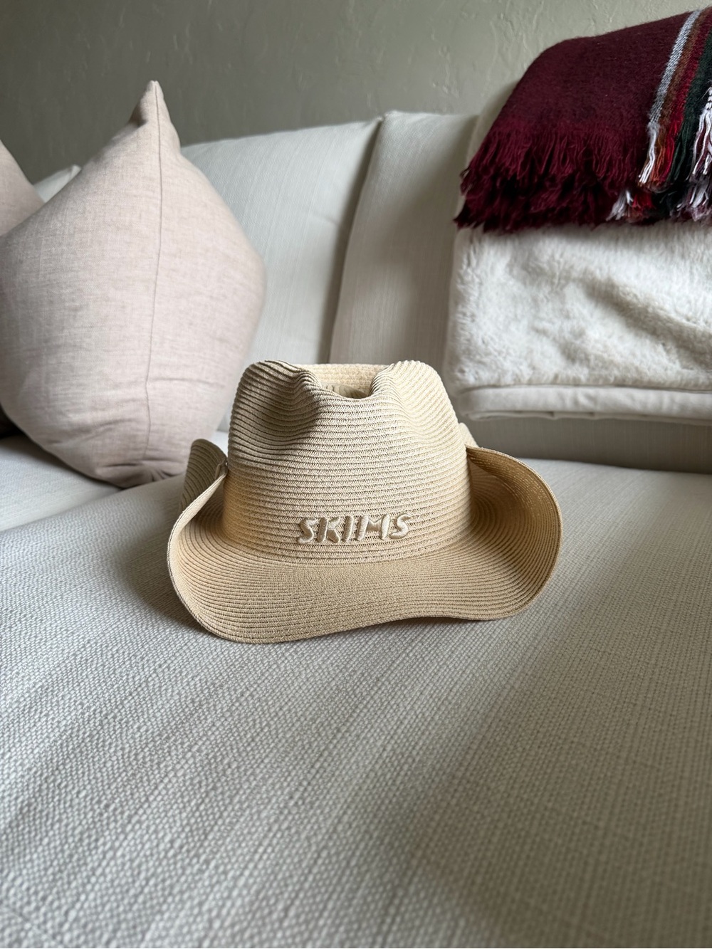 SKIMS Woven Side Snap Hat